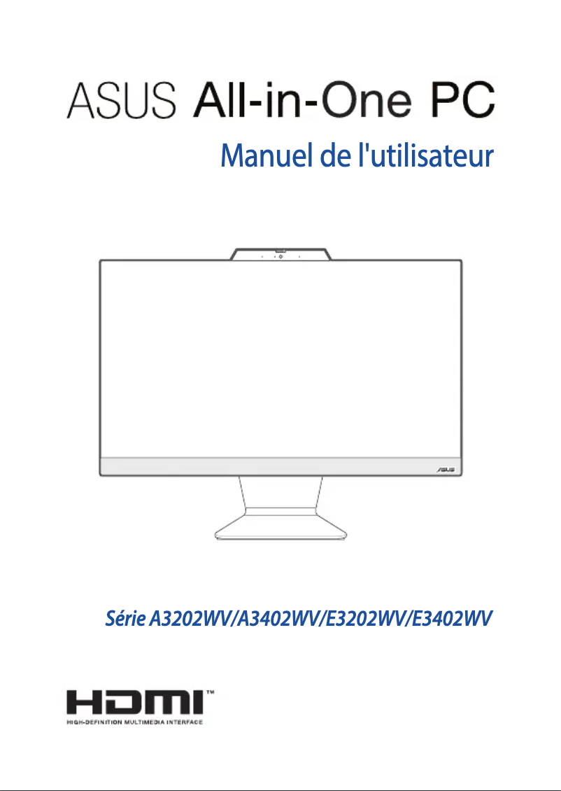 Page n°1 - Manuel utilisateur Asus A3402WV