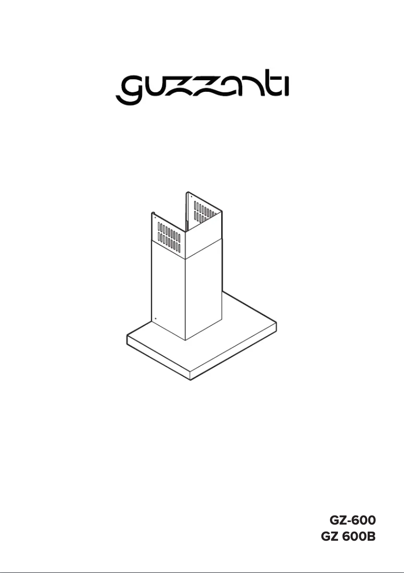 Page 1 de la notice Manuel utilisateur Guzzanti GZ 600B