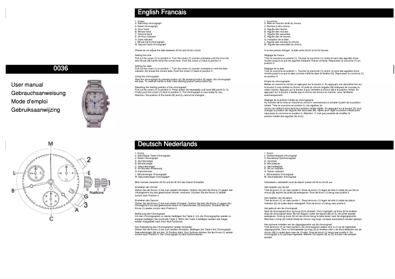 Page n°1 - Manuel utilisateur Davis 0036