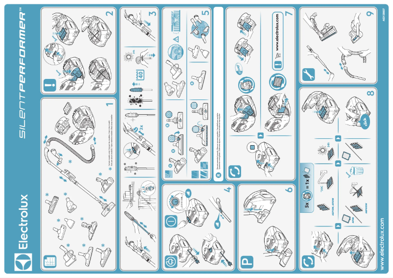 Page n°1 - Manuel utilisateur Electrolux SilentPerformer ESP72DB