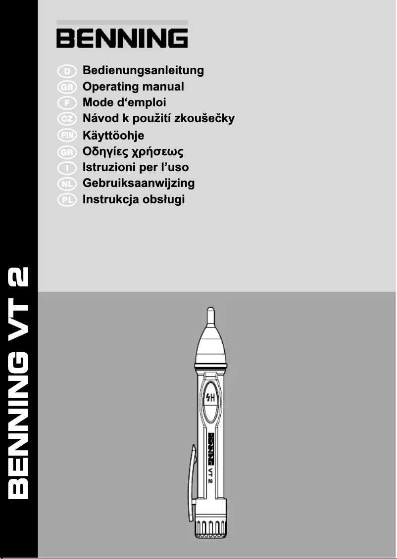 Image de la première page du manuel de l'appareil VT 2