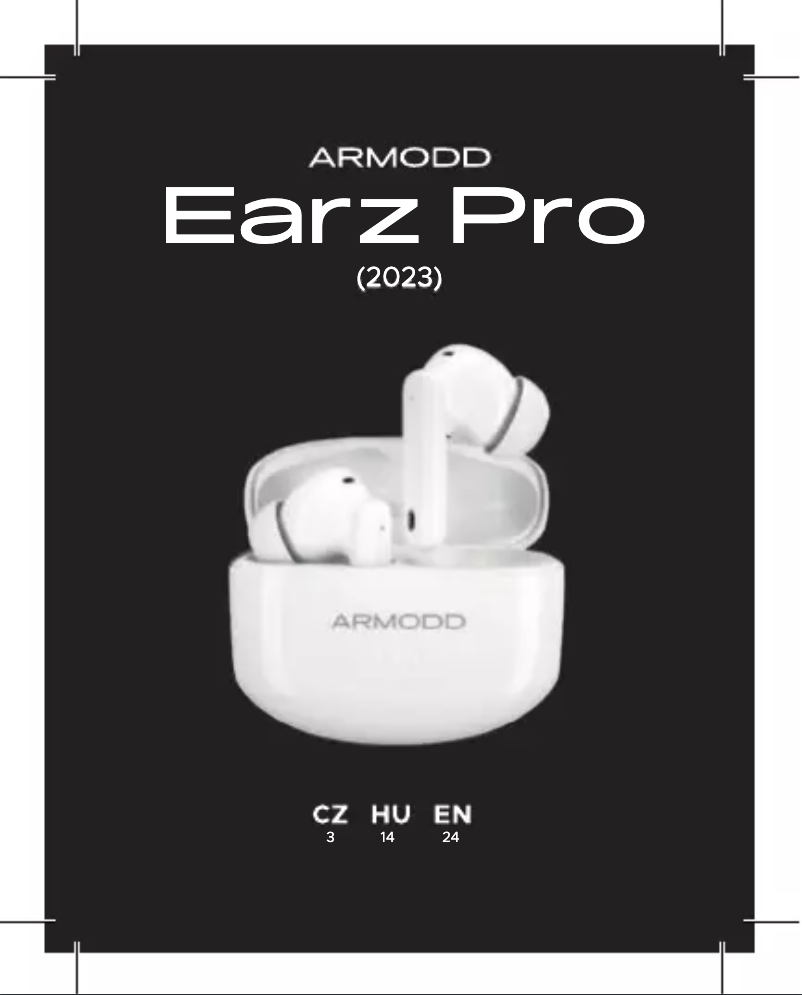 Page 1 de la notice Manuel utilisateur Armodd Earz Pro