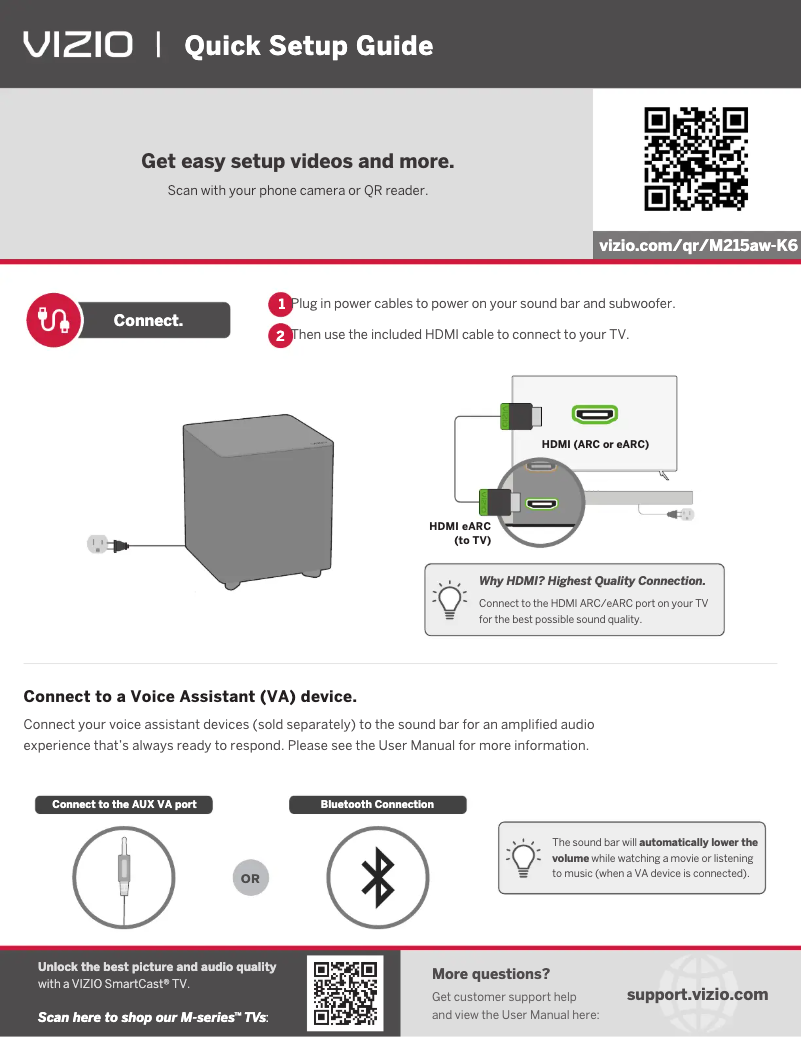 First page image of the manual for M215aw-K6