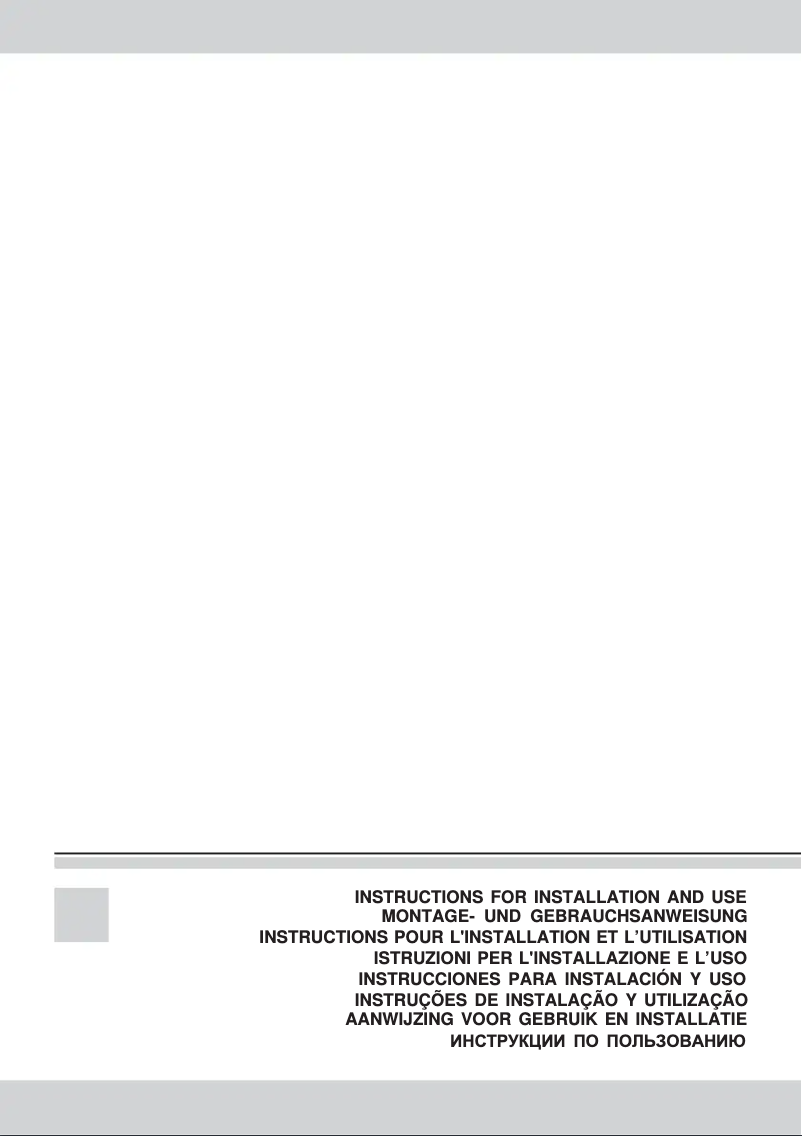 Página 1 del manual Guía de instalación Smeg CK2000LED