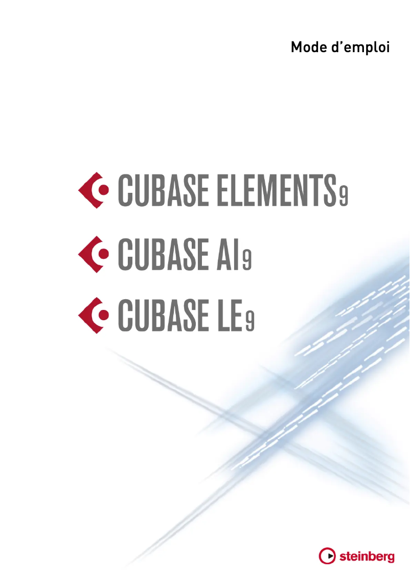 Page 1 de la notice Manuel utilisateur Steinberg Cubase LE 9