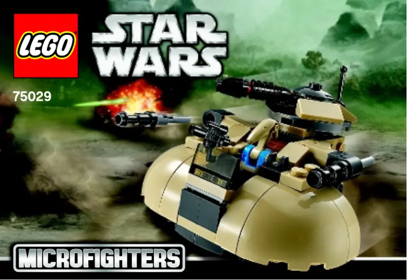 Página 1 del manual Instrucciones visuales Lego Star Wars 75029