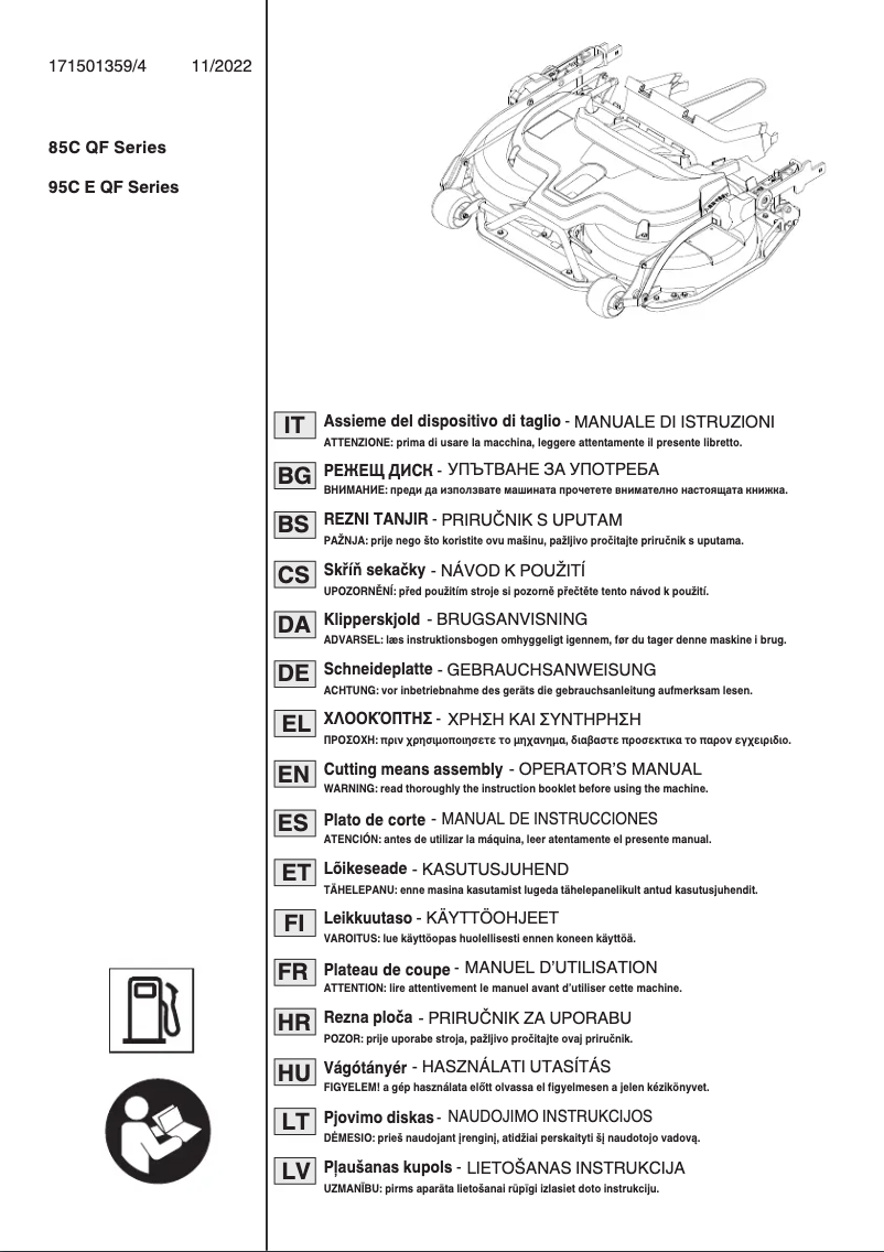 Page n°1 - Manuel utilisateur Stiga Combi 95 Q