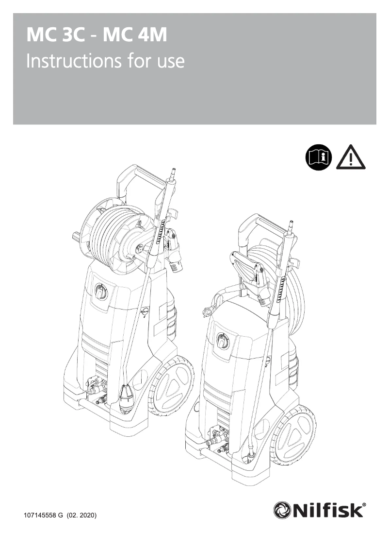 Page n°1 - Manuel utilisateur Nilfisk MC 3
