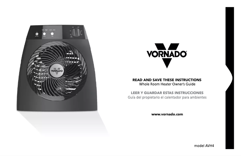 Page n°1 - Manuel utilisateur Vornado AVH4