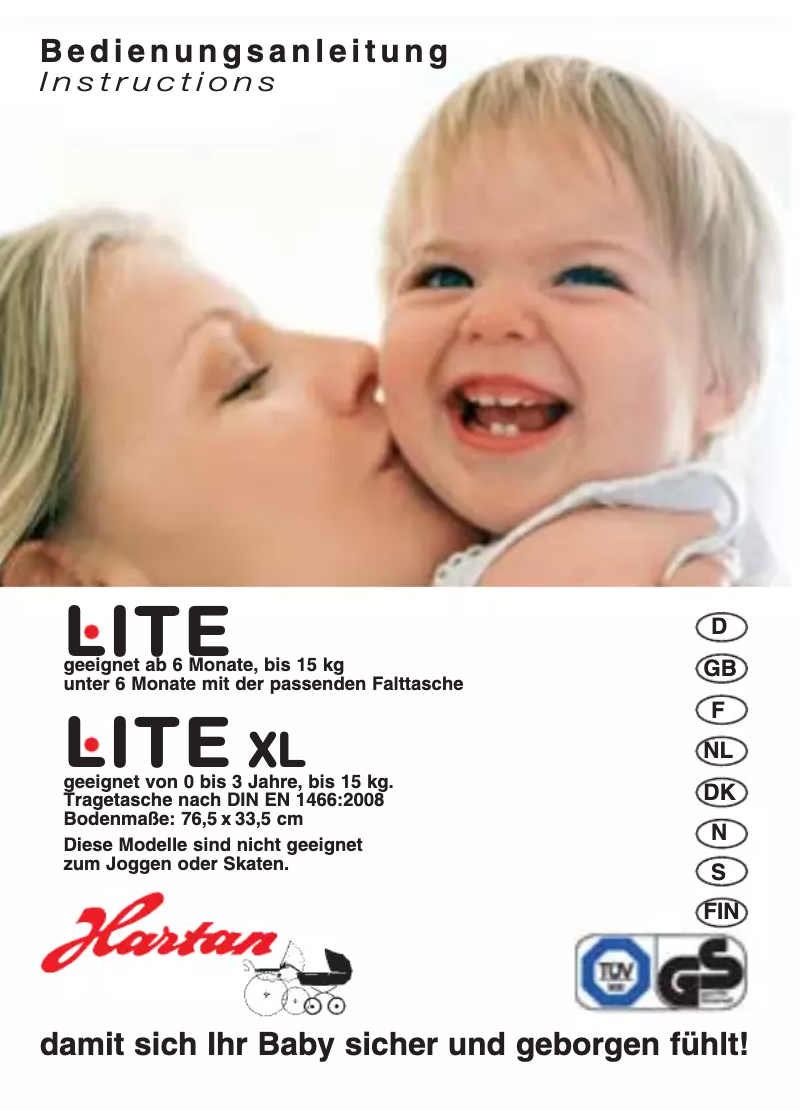 Page n°1 - Manuel utilisateur Hartan Lite XL