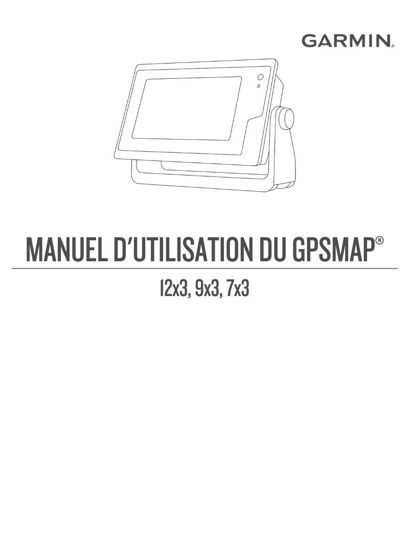 Image de la première page du manuel de l'appareil GPSMAP 1243