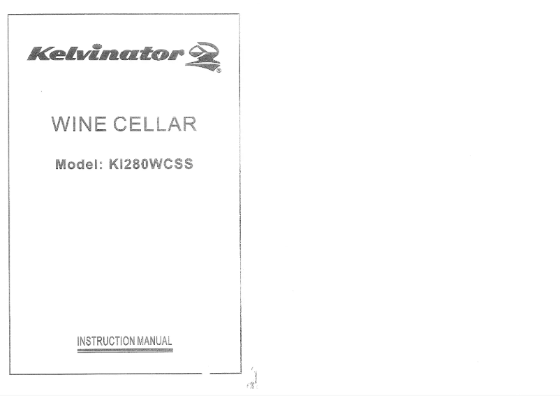 Page 1 of the manual User Manual Kelvinator KI280WCSS