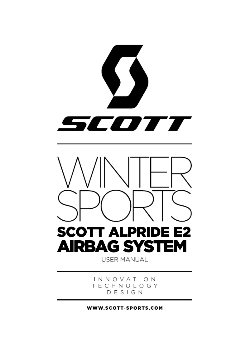 Page n°1 - Manuel utilisateur Scott Patrol E2