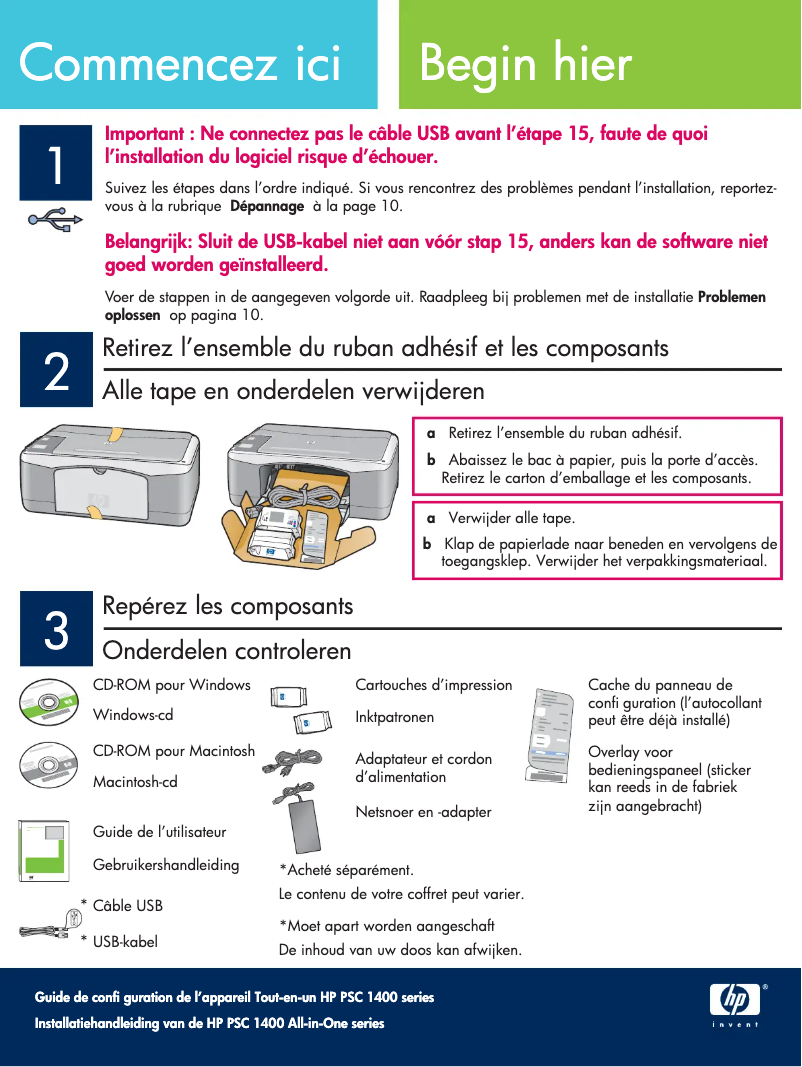 Imagen de la primera página del manual del dispositivo PSC 1417
