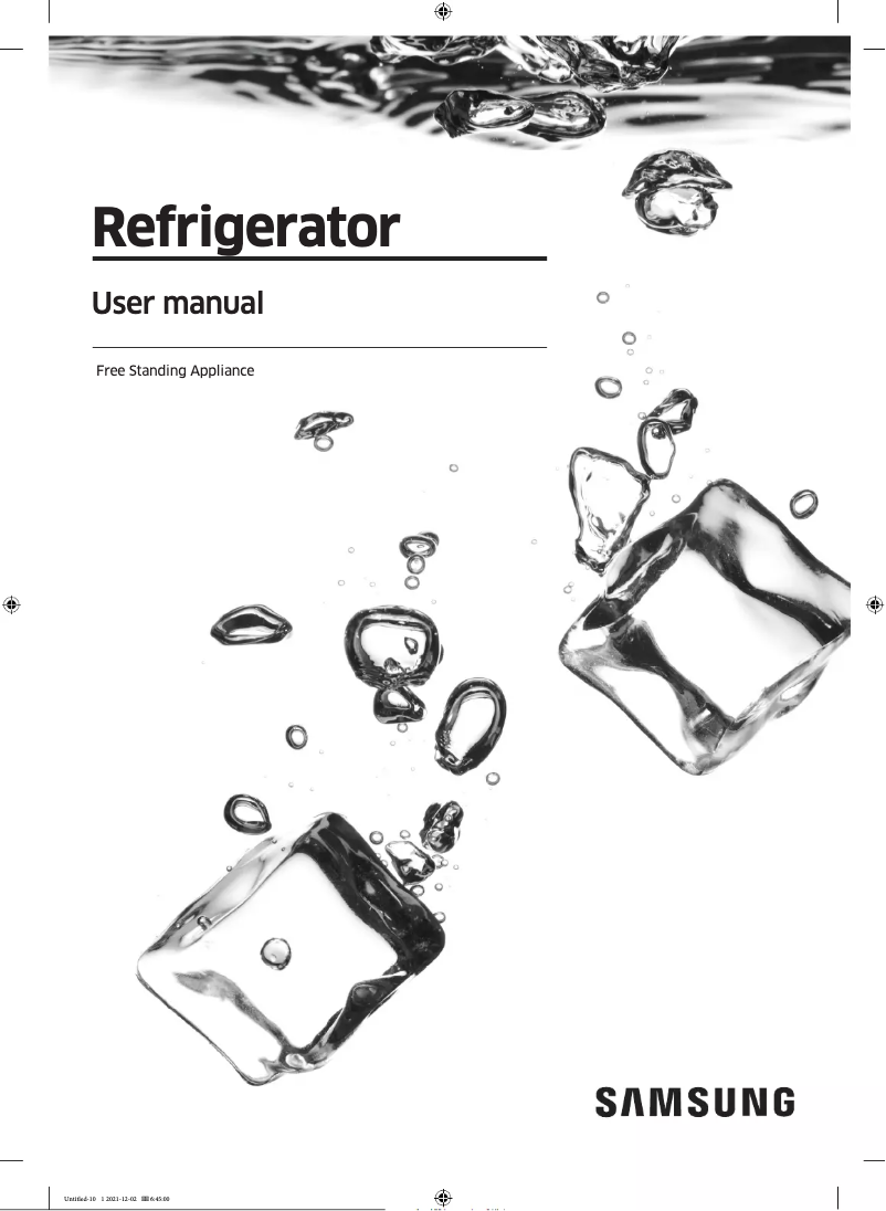 Page n°1 - Manuel utilisateur Samsung RT840PN