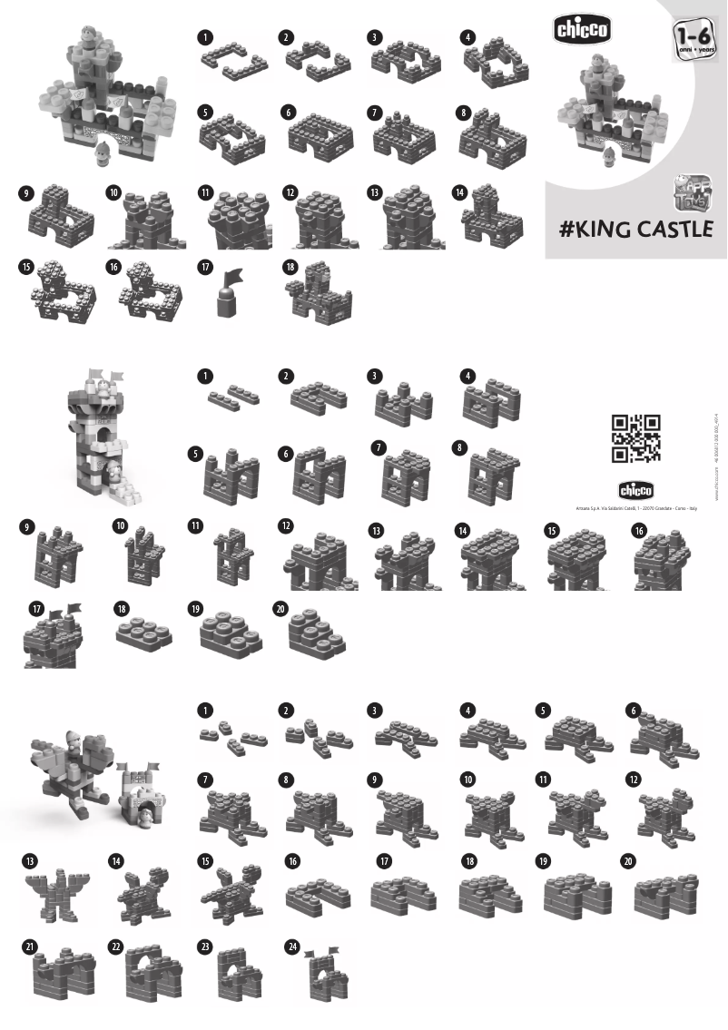 Page n°1 - Manuel utilisateur Chicco #KING CASTLE