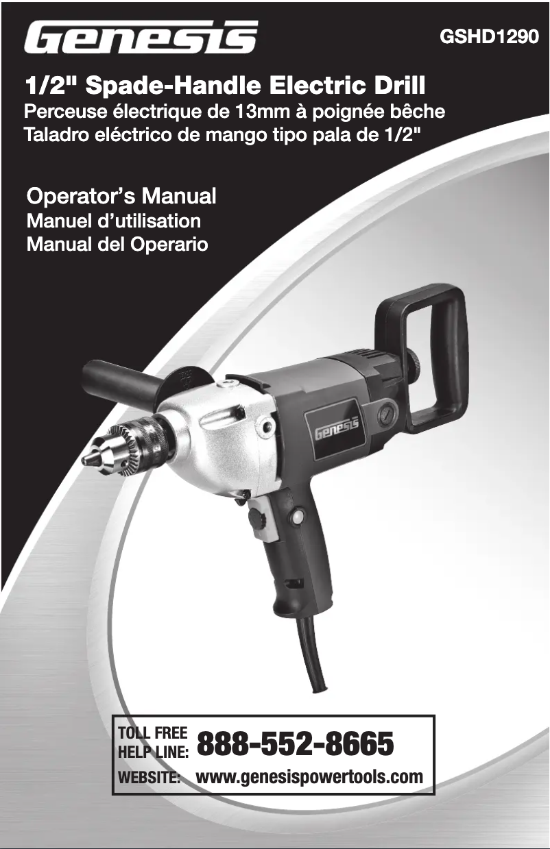 Imagen de la primera página del manual del dispositivo GSHD1290