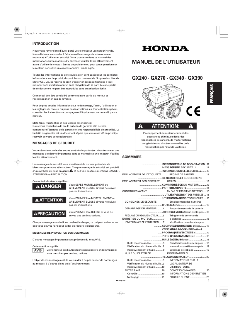 Page 1 de la notice Manuel utilisateur DeWalt PE402SHI019