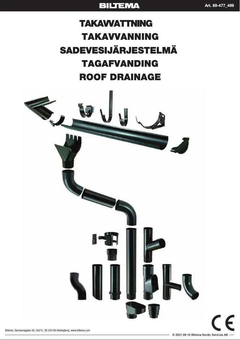 Page 1 de la notice Manuel utilisateur Biltema 89-486