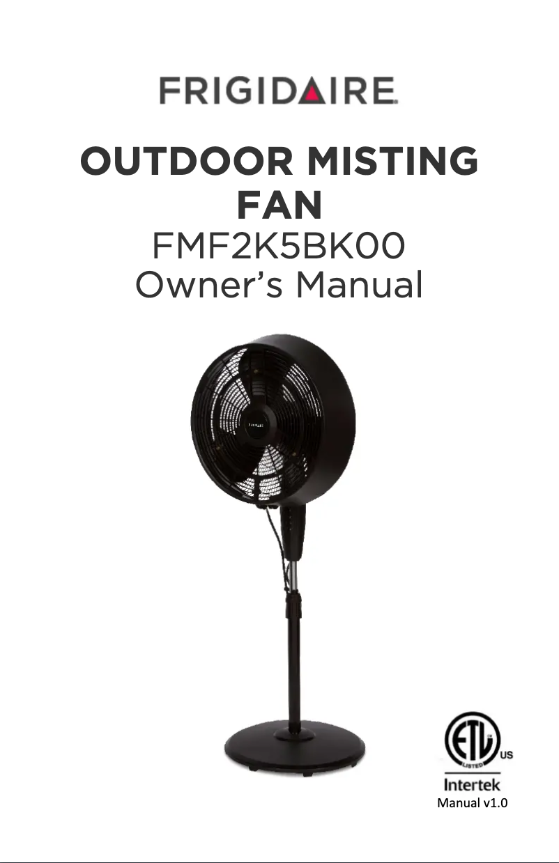 Page 1 de la notice Manuel utilisateur NewAir FMF2K5BK00