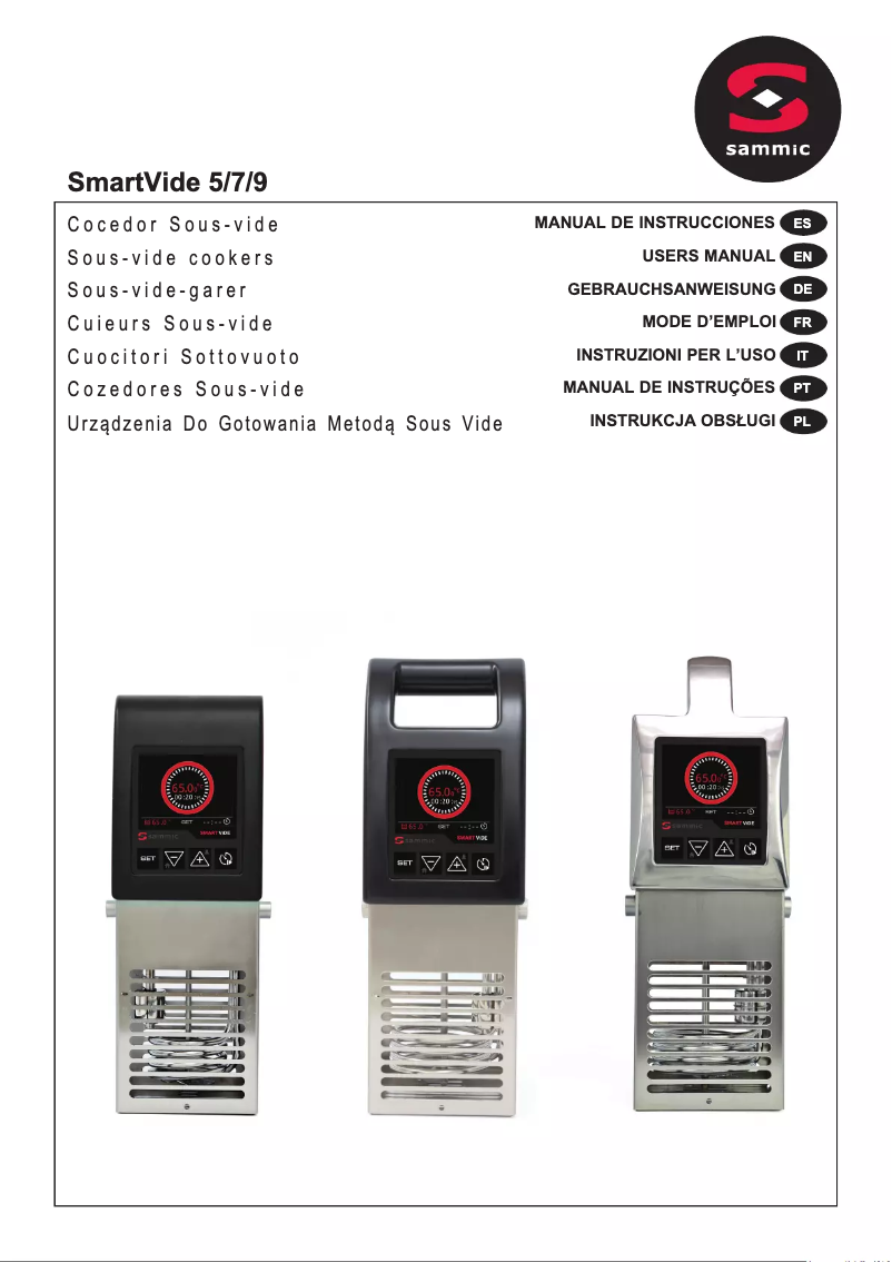 Página 1 del manual Manual de usuario Sammic SmartVide 6