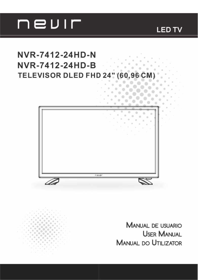 Page 1 de la notice Manuel utilisateur Nevir NVR-7412-24HD-N
