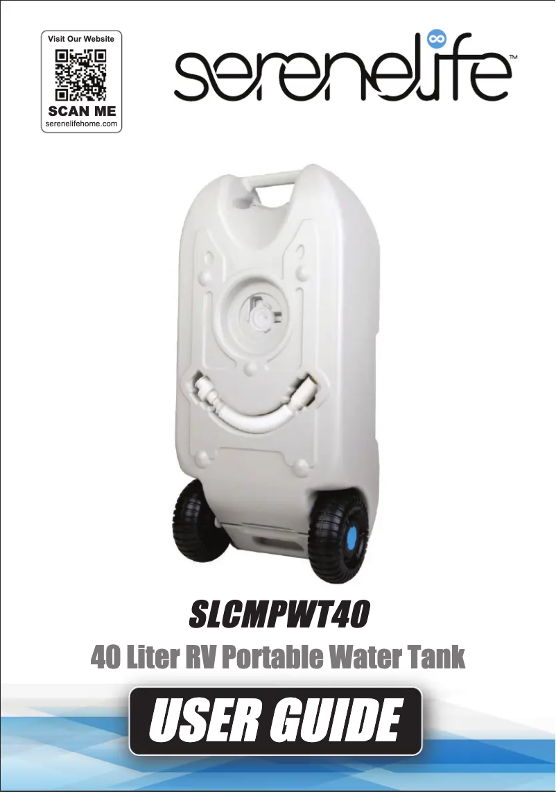 Page 1 de la notice Manuel utilisateur SereneLife SLCMPWT40