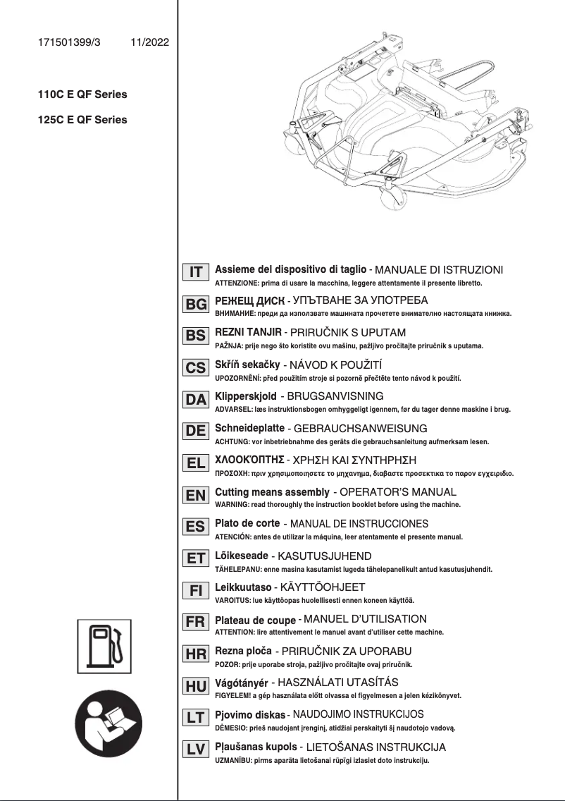 Page n°1 - Manuel utilisateur Stiga Combi Pro 110 Q Plus