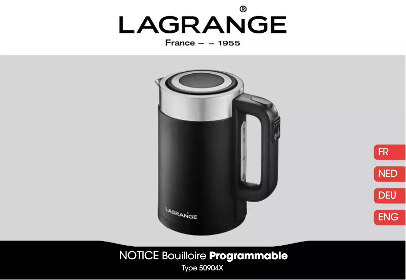 Page n°1 - Manuel utilisateur Lagrange 509041