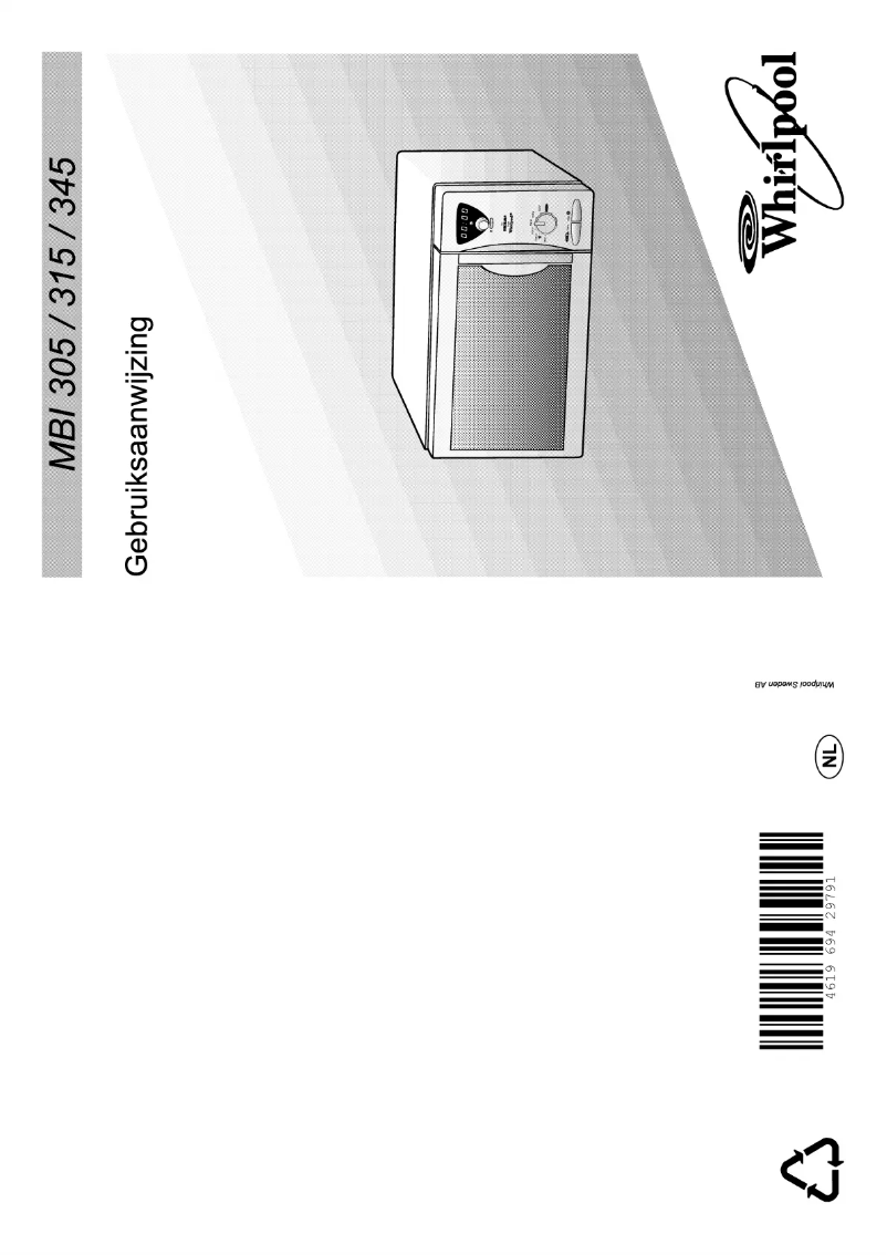 Imagen de la primera página del manual del dispositivo MBI 345