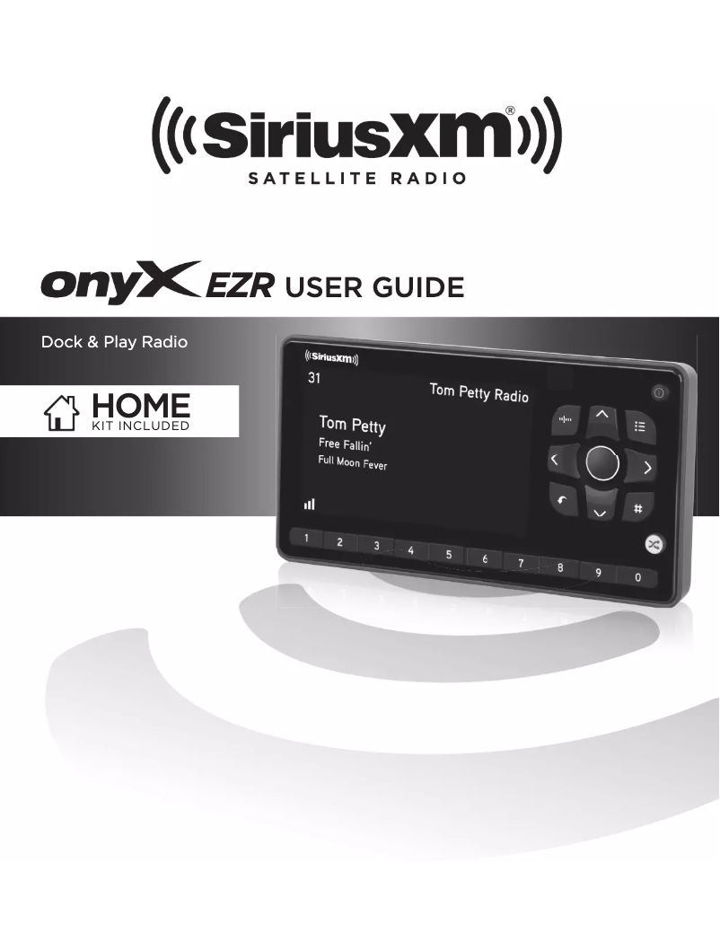 Page n°1 - Manuel utilisateur SiriusXM Onyx EZR