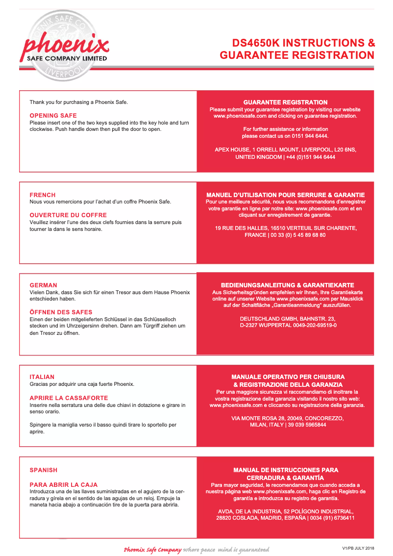 Image de la première page du manuel de l'appareil DS4652K