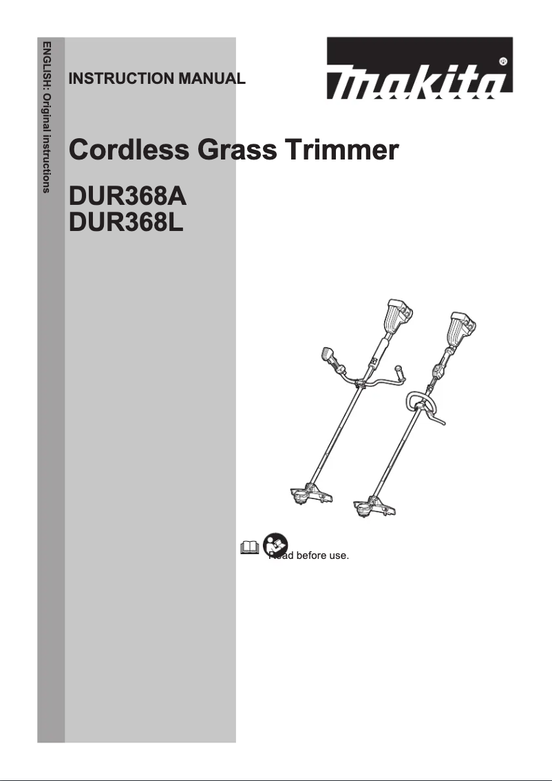 Page 1 de la notice Manuel utilisateur Makita DUR368LPG2