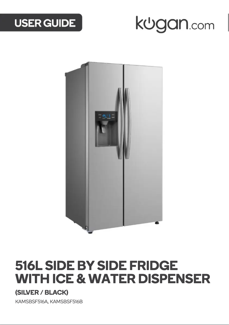 Image de la première page du manuel de l'appareil KAMSBSF516A