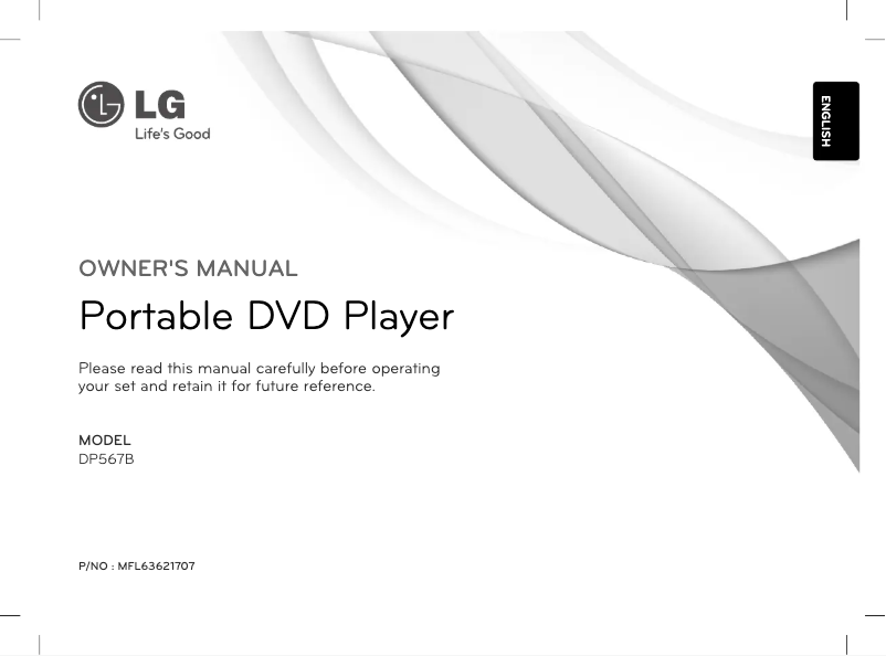 Page n°1 - Manuel utilisateur LG DP567B
