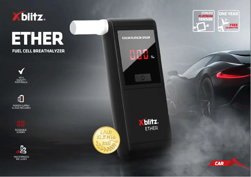 Image de la première page du manuel de l'appareil Ether