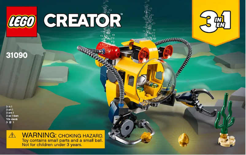 Page 1 de la notice Manuel utilisateur Lego Creator 31090