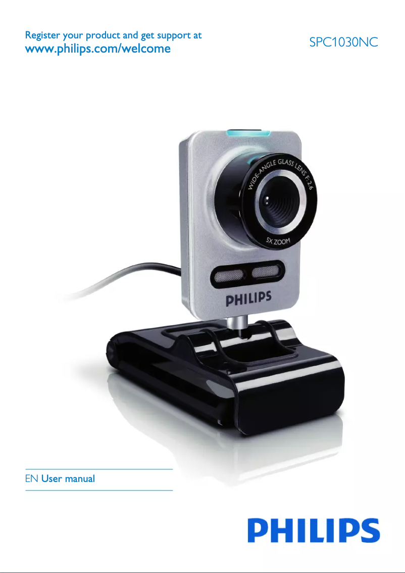 Page n°1 - Manuel utilisateur Philips SPC1030NC