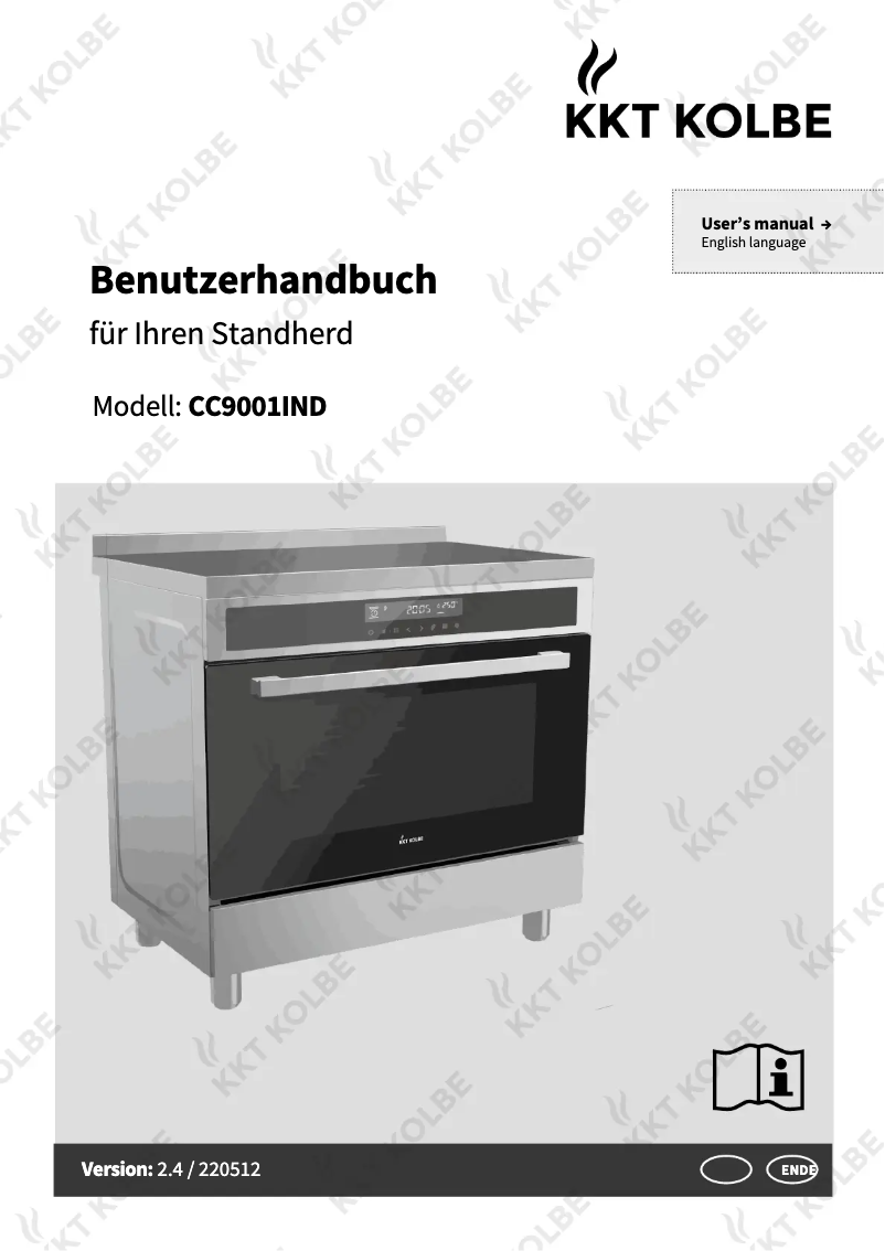 Page 1 de la notice Manuel utilisateur KKT Kolbe CC9001IND