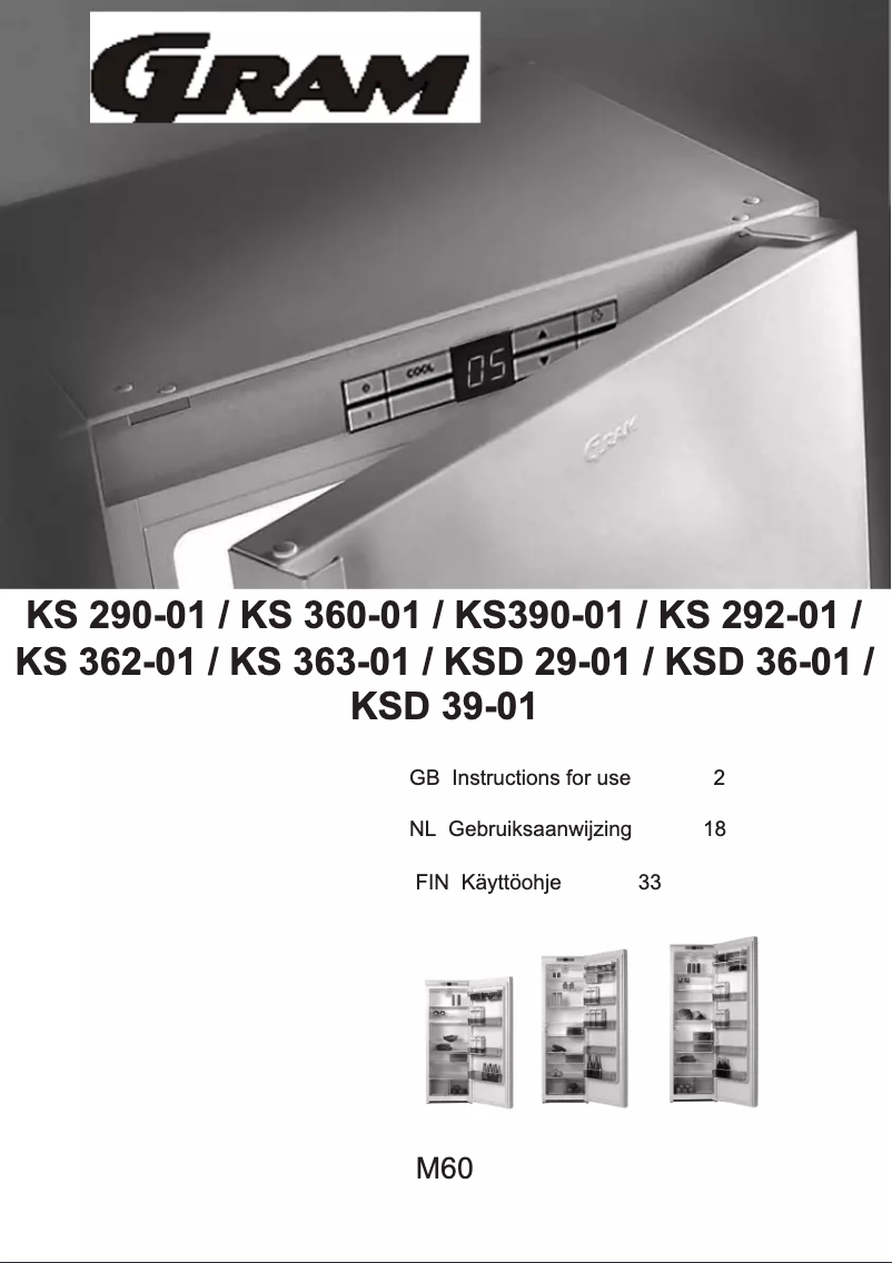 Image de la première page du manuel de l'appareil KS292