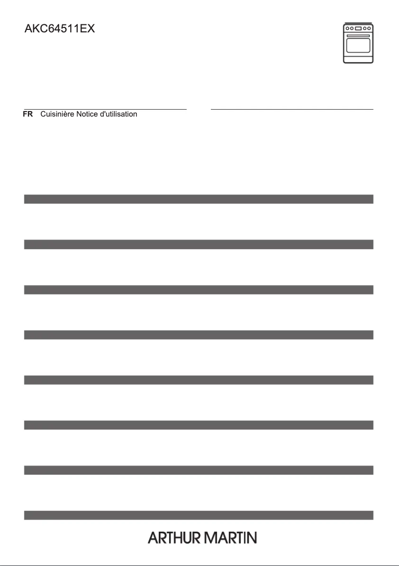 Image de la première page du manuel de l'appareil AKC64511EX