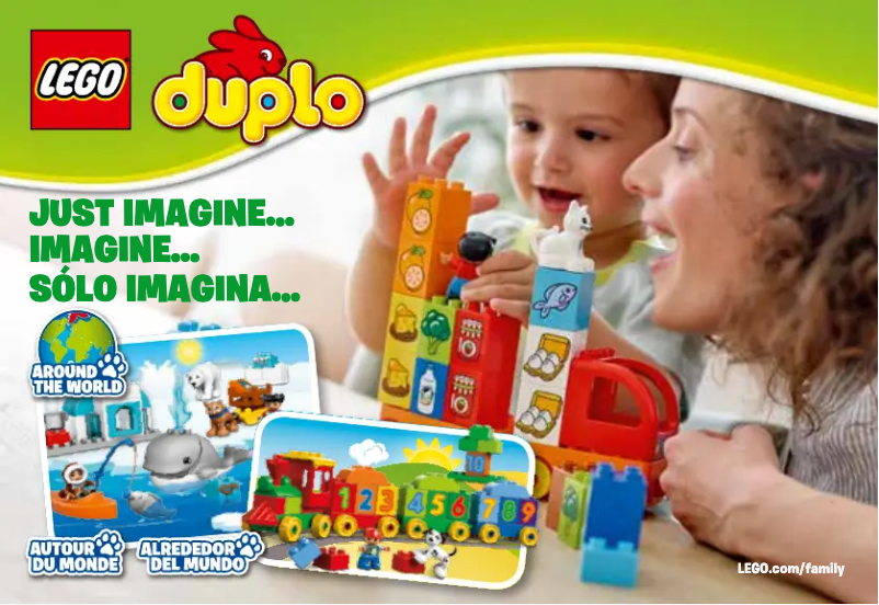 Page 1 de la notice Manuel utilisateur Lego Duplo 10824