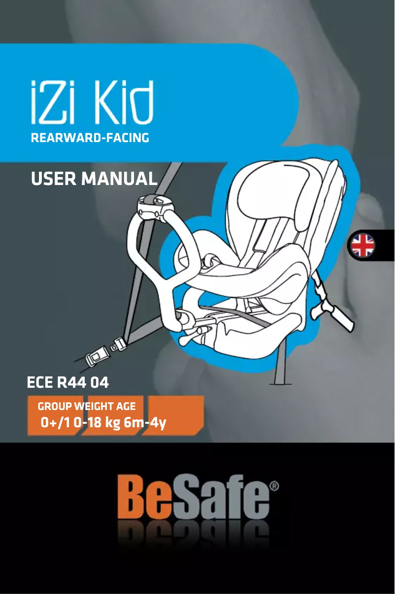 Page 1 de la notice Manuel utilisateur BeSafe IZi Kid X3