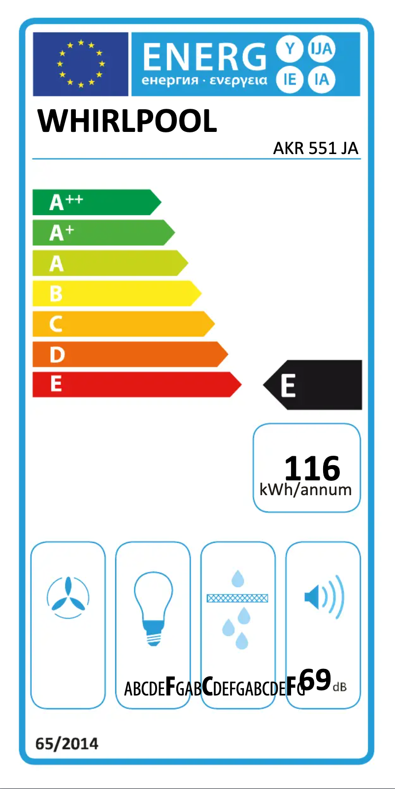 Image de la première page du manuel de l'appareil AKR 551 JA