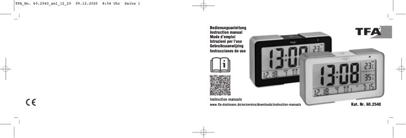 Image de la première page du manuel de l'appareil Melody 60.2540.01