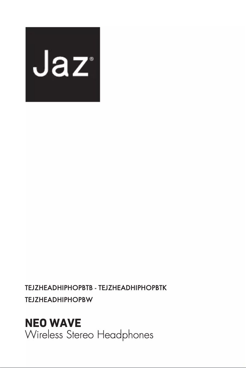 Page 1 de la notice Manuel utilisateur JAZ Audio Neo Wave