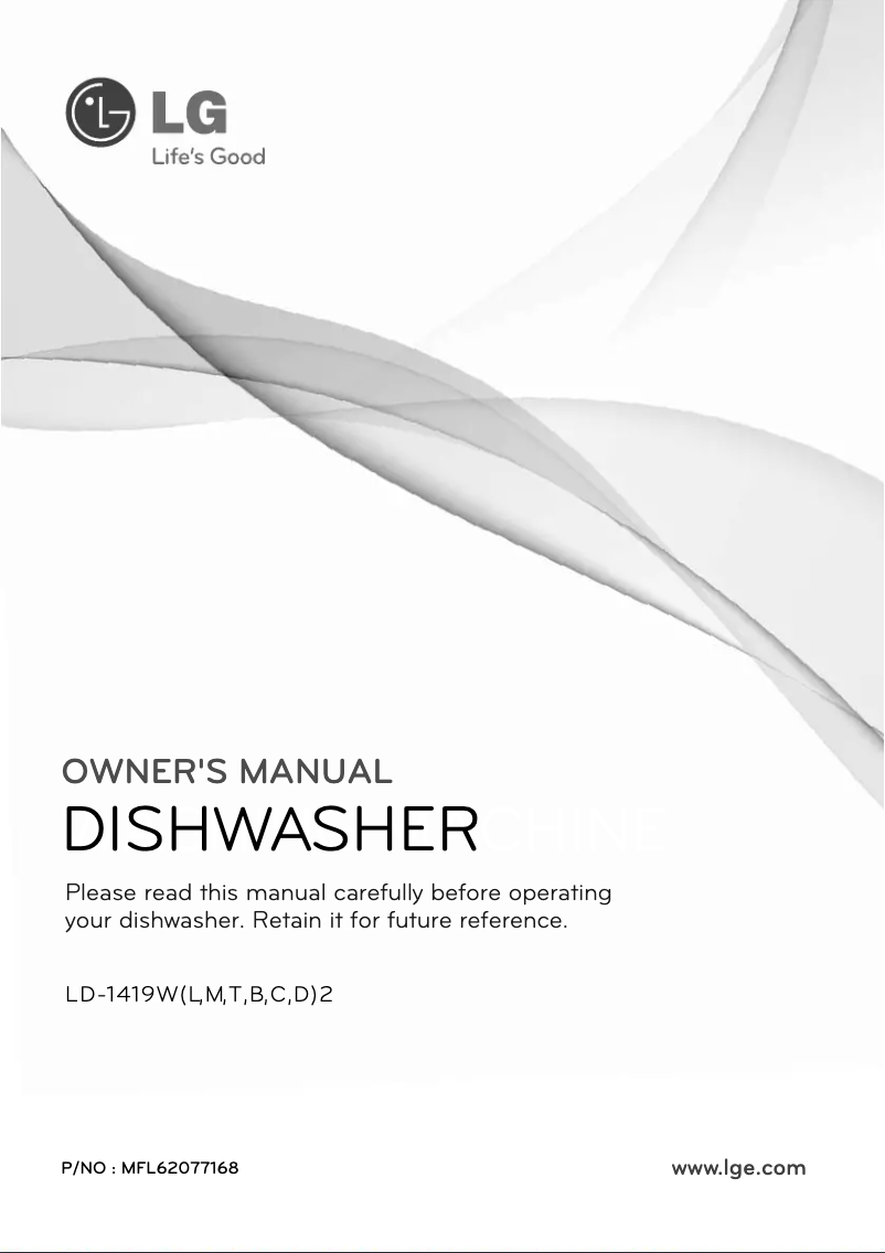 Page 1 de la notice Manuel utilisateur LG LD-1419T2