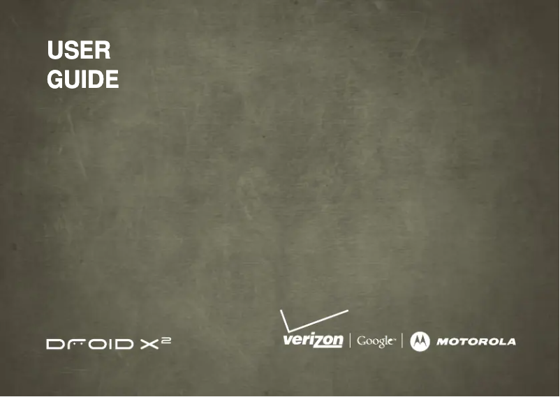 Page 1 de la notice Manuel utilisateur Motorola Droid X2