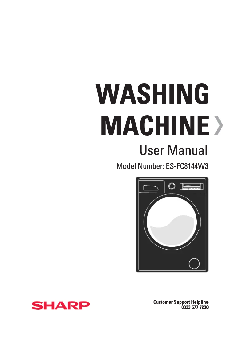 Image de la première page du manuel de l'appareil ES-FC8144W3