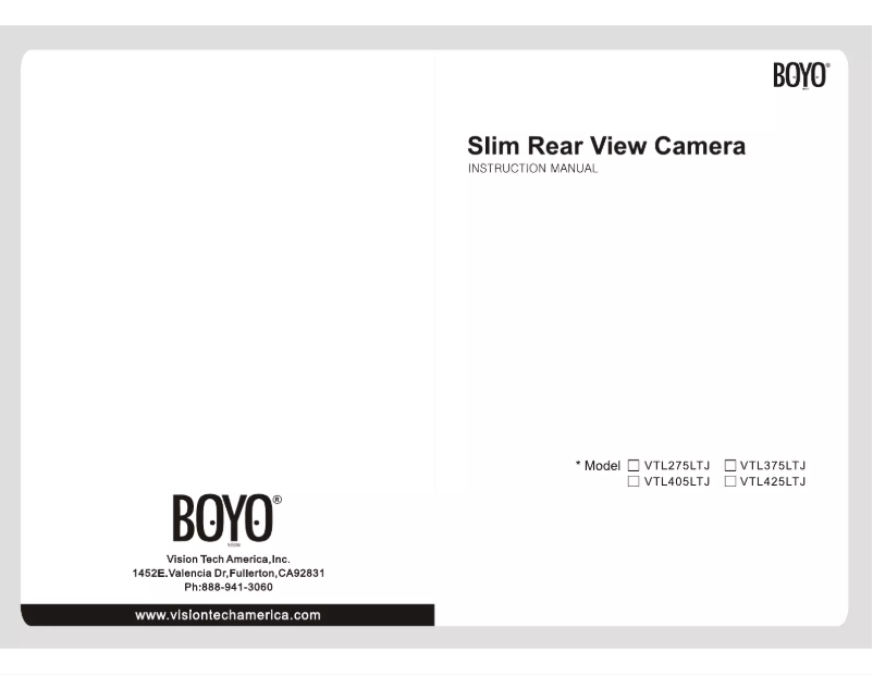 Página 1 del manual Manual de usuario Boyo VTL375LTJ